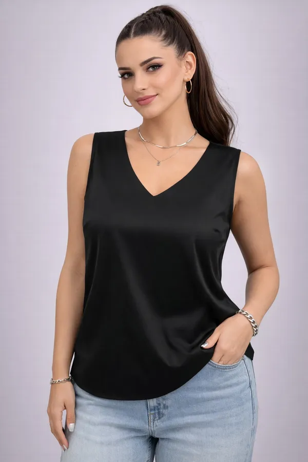Women_V-neck_shell_top_