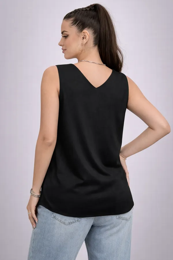 Women_V-neck_shell_top_