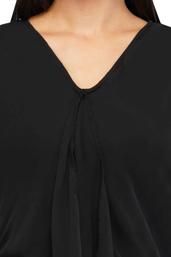 Black_Premium_Georgette_Solid_Tunic_For_Women