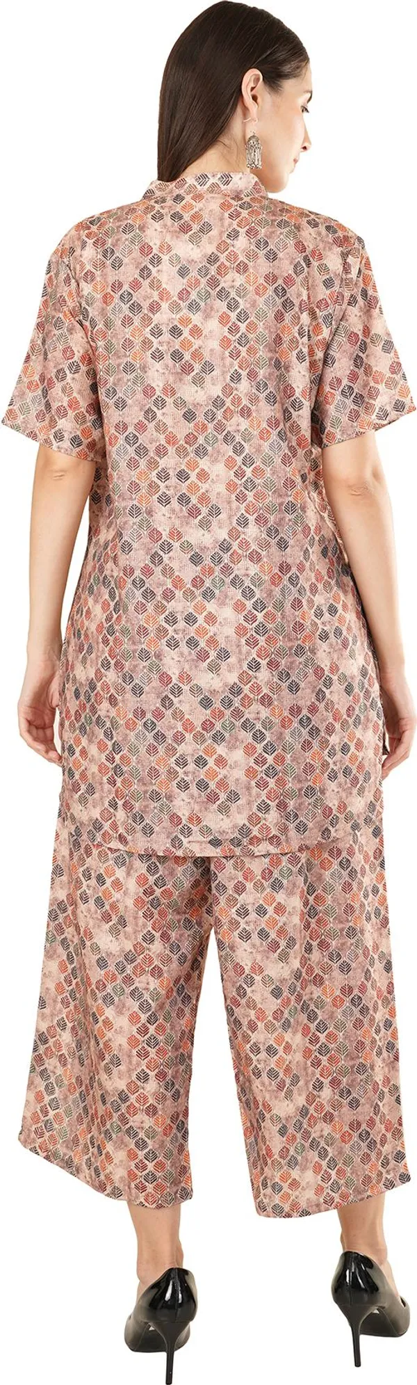Brown_Premium_Cotton_Blend_Printed_Co-Ords_For_Women