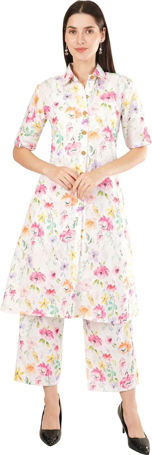 Multicolor_Premium_Cotton_Blend_Printed_Co-Ords_For_Women