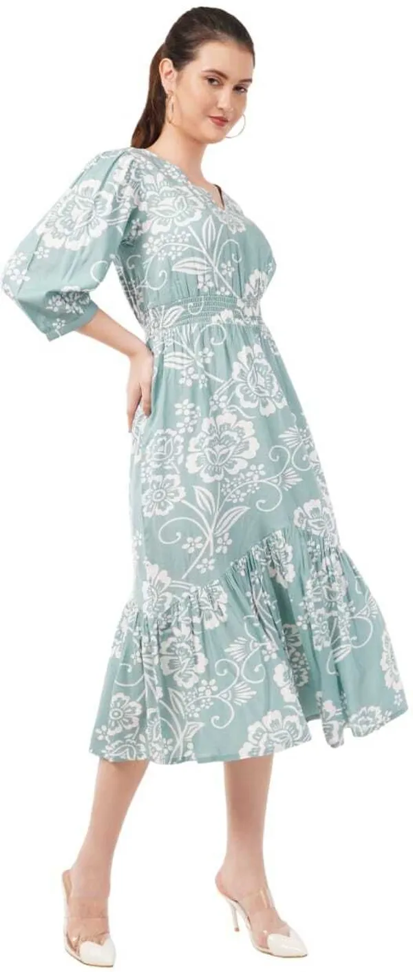 Green_Premium_Viscose_Rayon_Floral_Print_Fit_And_Flare_Dress_For_Women