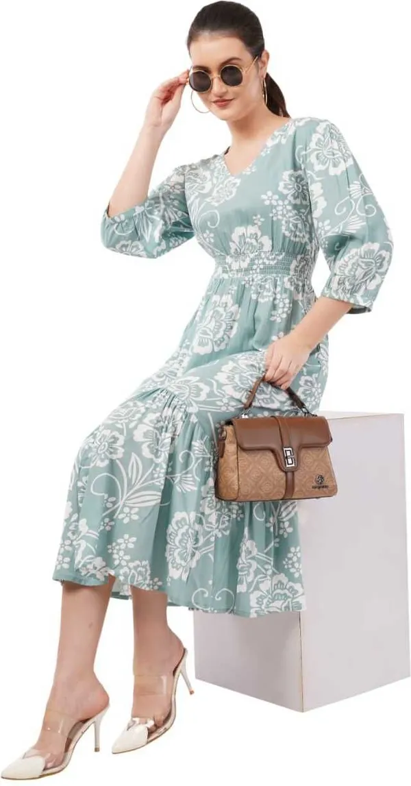 Green_Premium_Viscose_Rayon_Floral_Print_Fit_And_Flare_Dress_For_Women