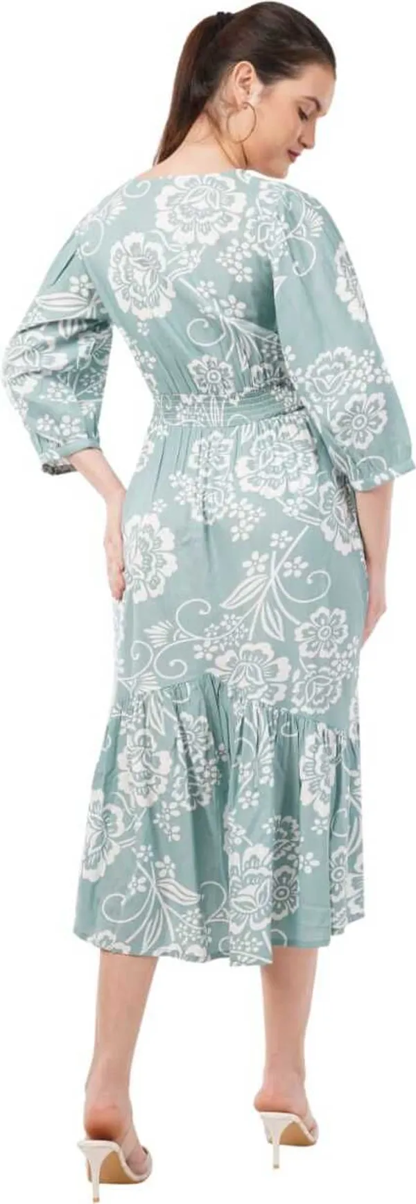 Green_Premium_Viscose_Rayon_Floral_Print_Fit_And_Flare_Dress_For_Women