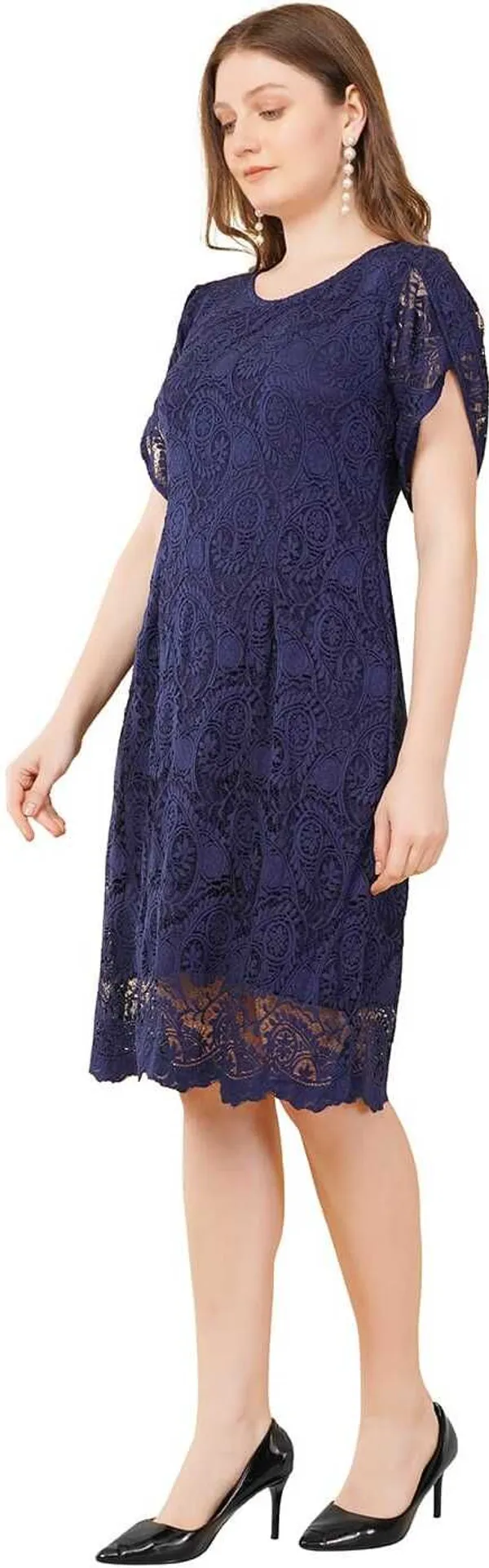 Blue_Premium_Polyester_Floral_Print_Fit_And_Flare_Dress_For_Women