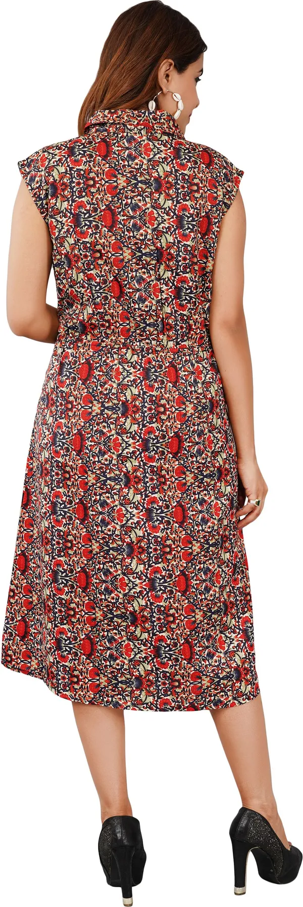 Red_Premium_Crepe_Printed_Fit_And_Flare_Dress_For_Women