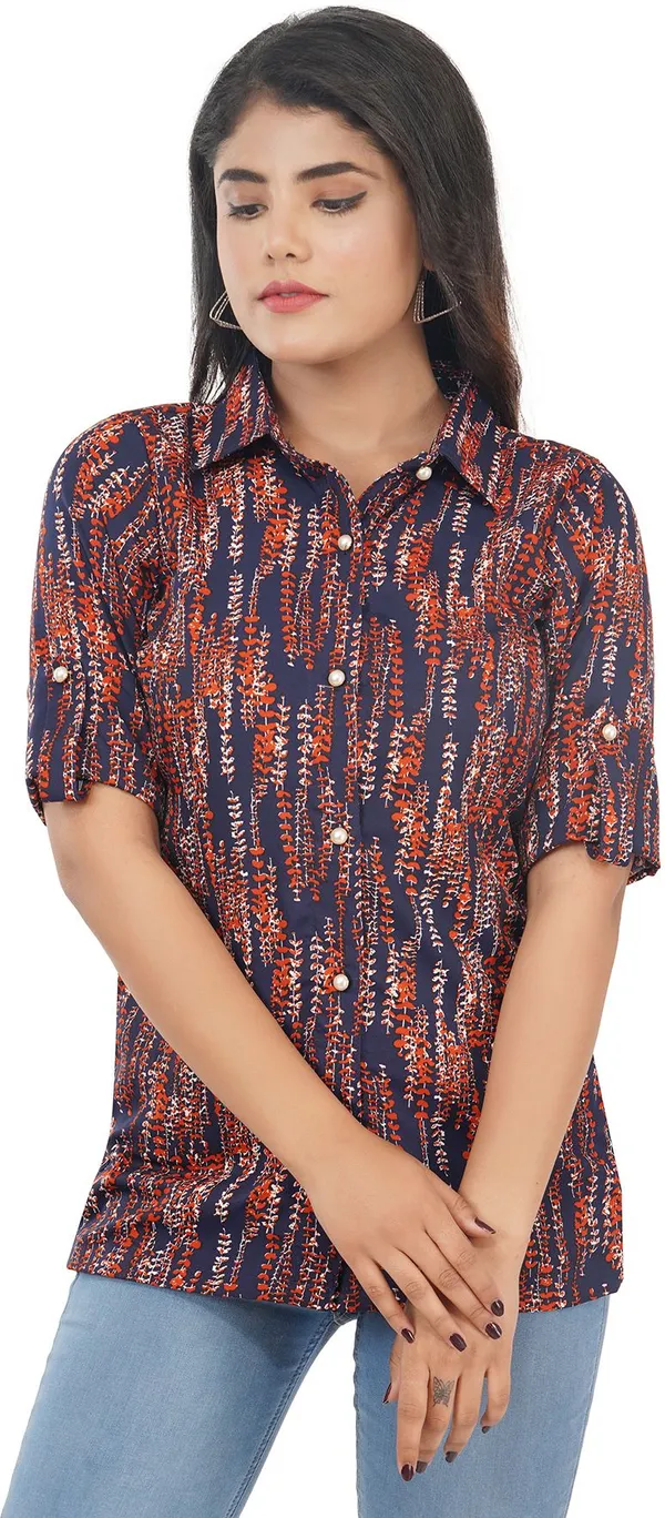Multicolor_Premium_Crepe_Printed_Shirt_For_Women