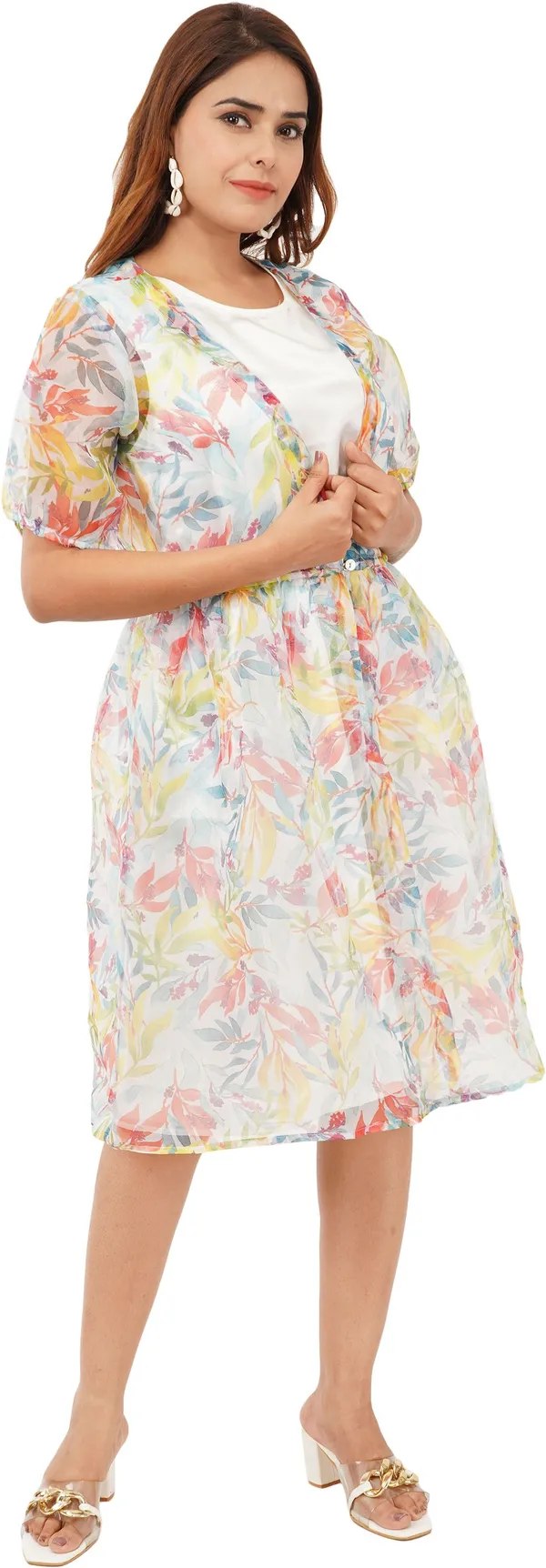 Multicolor_Premium_Satin_Solid_A-Line_Dress_For_Women