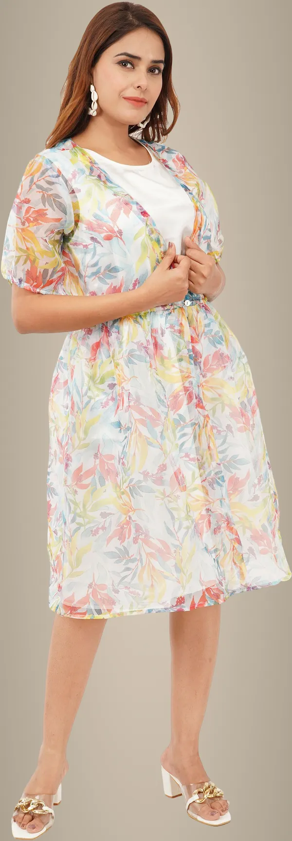 Multicolor_Premium_Satin_Solid_A-Line_Dress_For_Women
