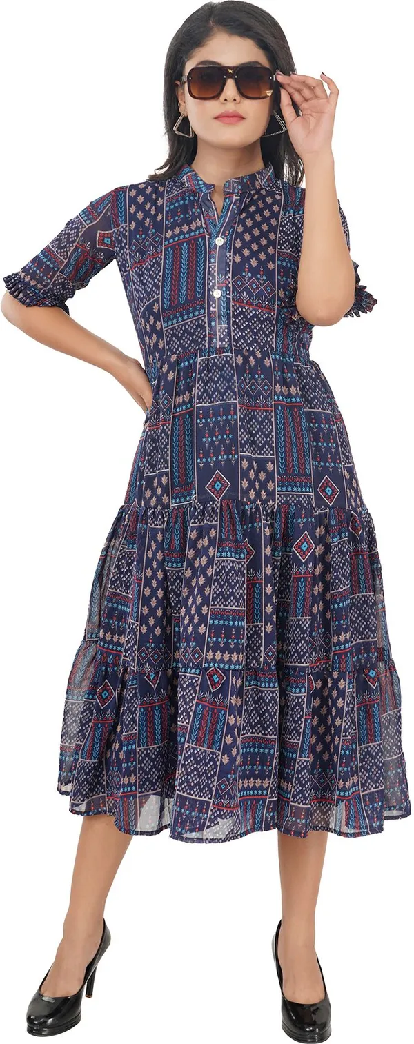 Blue_Premium_Georgette_Printed_Fit_And_Flare_Dress_For_Women