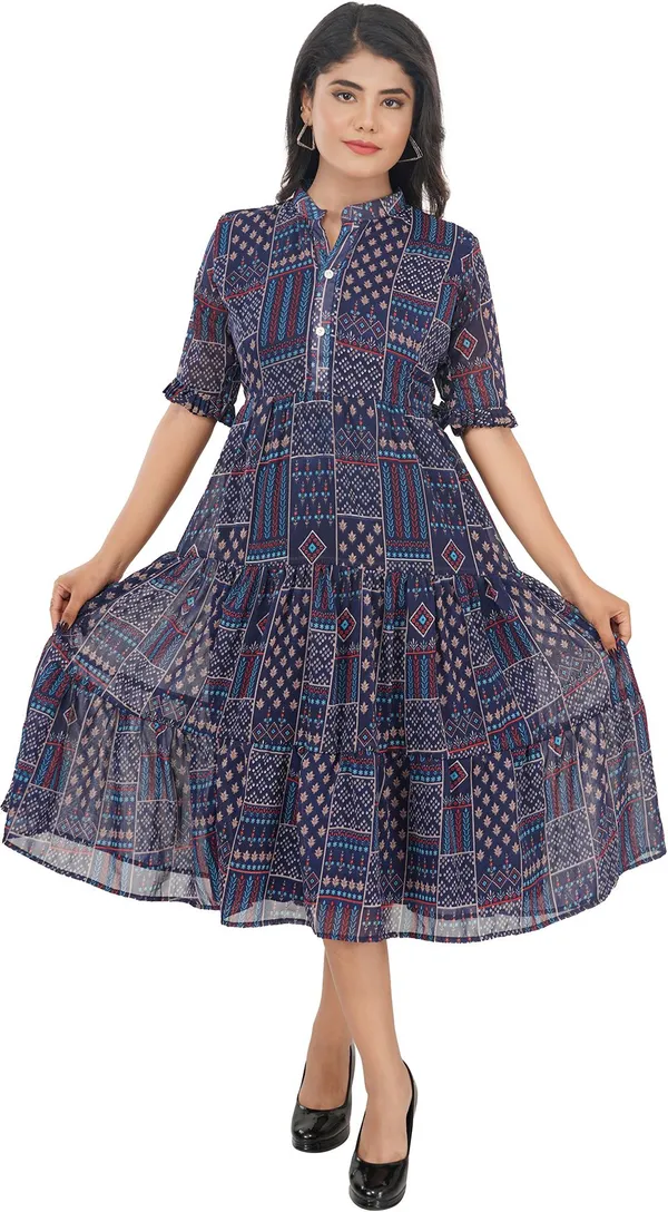 Blue_Premium_Georgette_Printed_Fit_And_Flare_Dress_For_Women