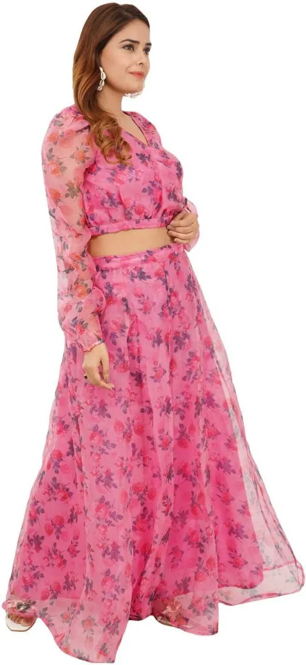 Pink_Premium_Viscose_Blend_Floral_Print_Lehenga_Choli_For_Women
