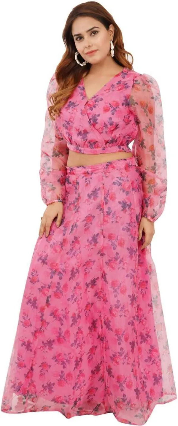 Pink_Premium_Viscose_Blend_Floral_Print_Lehenga_Choli_For_Women