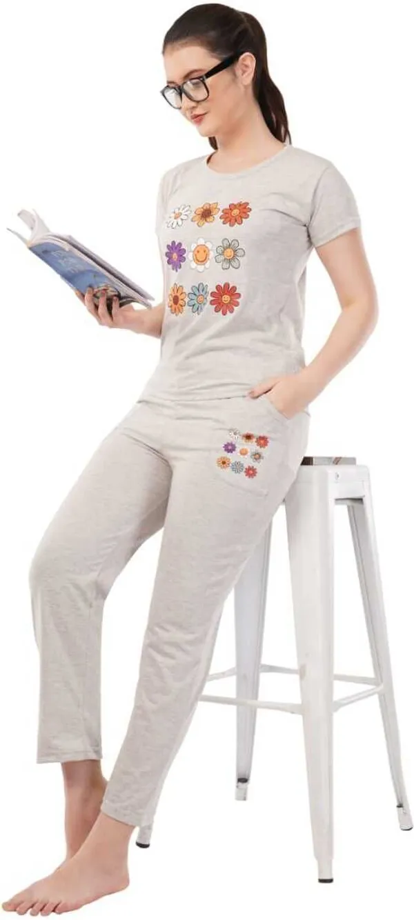 Grey_Premium_Cotton_Blend_Self_Design_Night_Suit_Set_For_Women