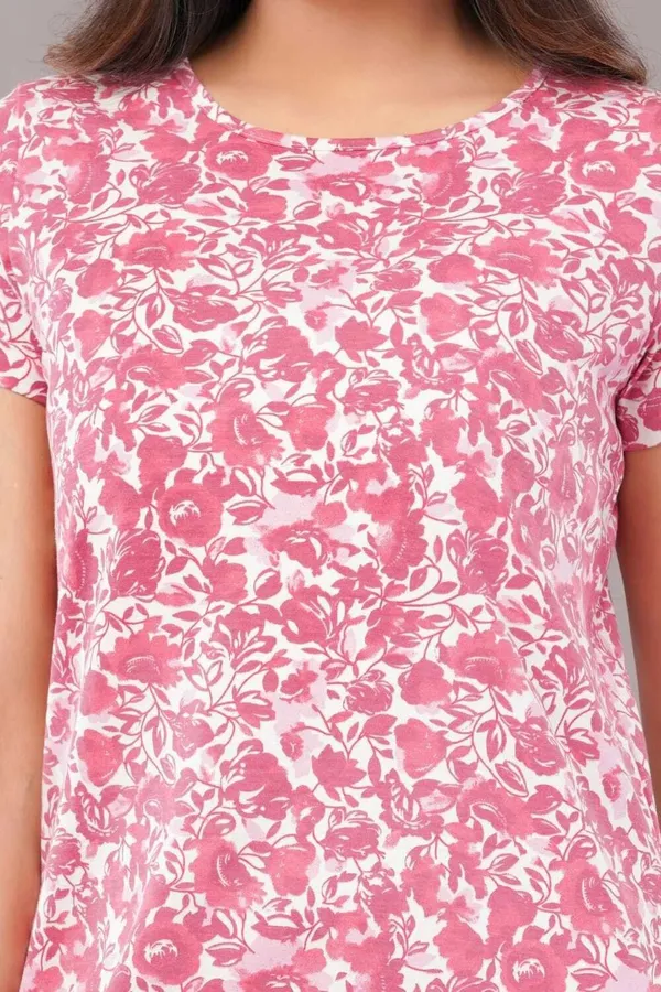 Pink_Premium_Cotton_Floral_Nightdress_For_Women