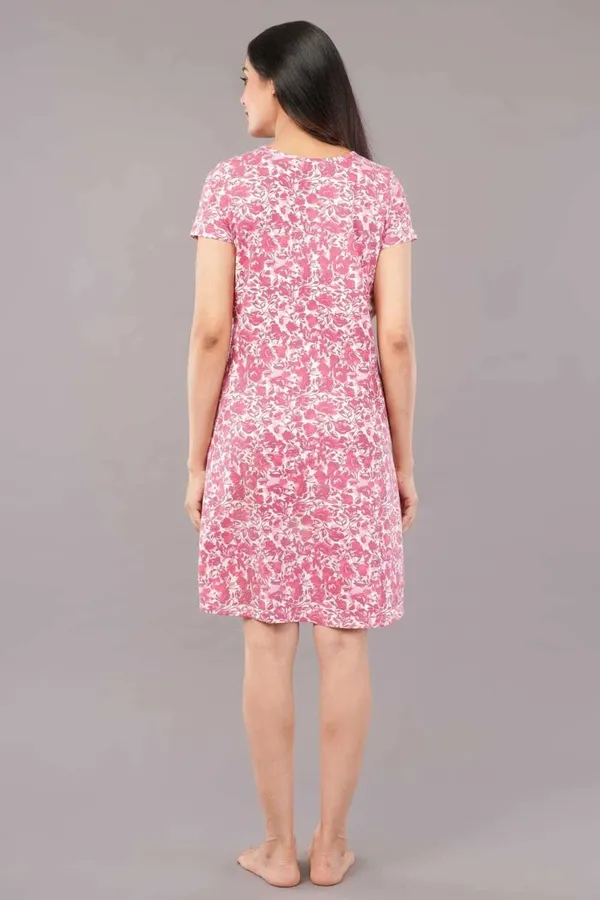 Pink_Premium_Cotton_Floral_Nightdress_For_Women