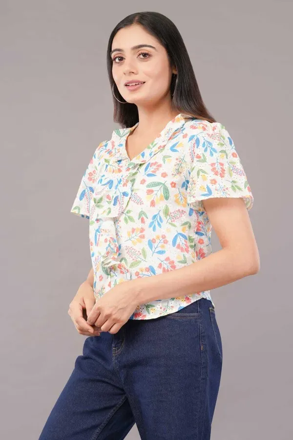 Pink_Premium_Cotton_Blend_Printed_Crop_Top_For_Women