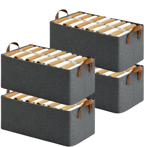 Grey_Wardrobe_Organizer_For_Clothes_With_Metal_Frame_Rectangle_Storage_Baskets_For_Clothing_Fabric_Storage_Box_With_Handles_Shelf_Basket_For_Storage_Clothes_Pants_Jeans_Sweater_(Grey)