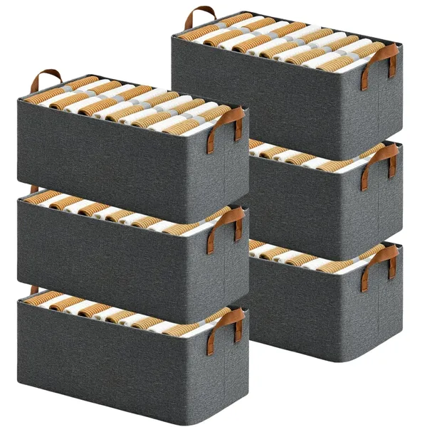 Grey_Wardrobe_Organizer_For_Clothes_With_Metal_Frame_Rectangle_Storage_Baskets_For_Clothing_Fabric_Storage_Box_With_Handles_Shelf_Basket_For_Storage_Clothes_Pants_Jeans_Sweater_(Grey)