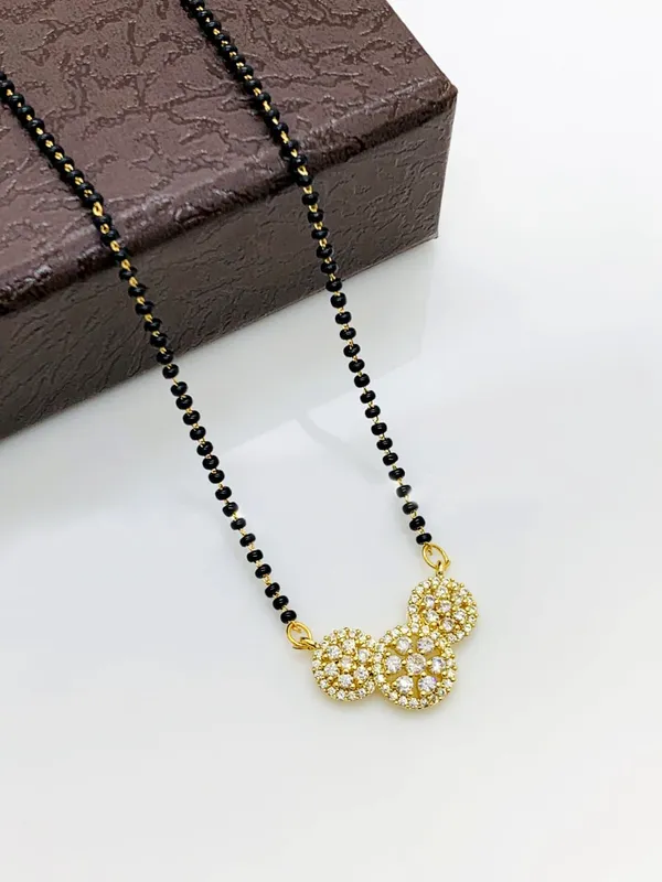 Stylish_Mangalsutra_for_Women_|_Gold_Plated_with_American_Diamond_|_Short_18_Inch_Black_Beads_Chain