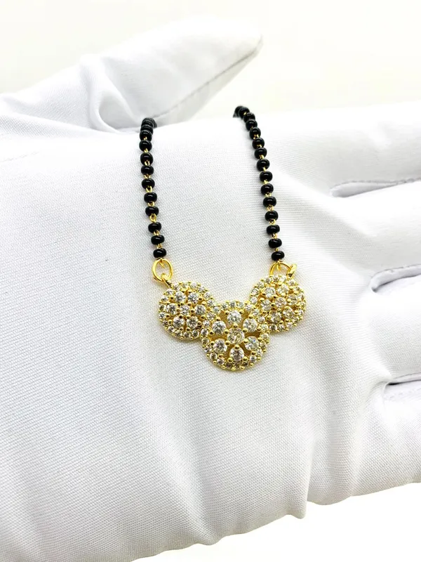 Stylish_Mangalsutra_for_Women_|_Gold_Plated_with_American_Diamond_|_Short_18_Inch_Black_Beads_Chain