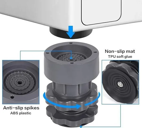 Washing_Machine_Vibration_Pads_Stand,_Height_Adjustment_Washing_Machine_Stand_with_Anti-Slip_Rubber_Pad_(4_Pcs_Set)
