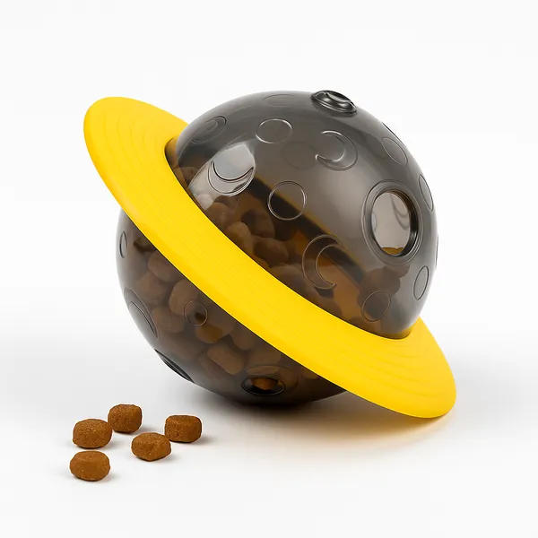 Yellow_Plastic_Fiber_Planet_Feed_Toy_For_Special_For_Cats