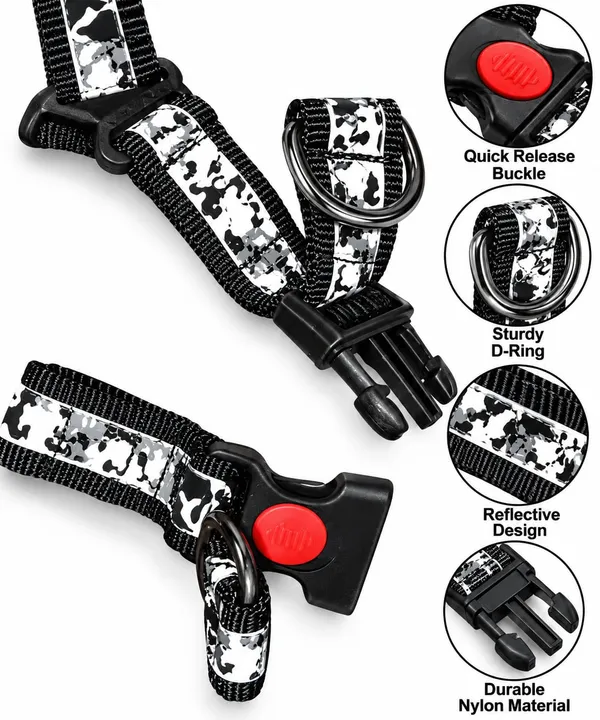 DC_HUB_Imported_Black_Dog_Harness_Set_–_Stylish,_Strong_&_Comfortable