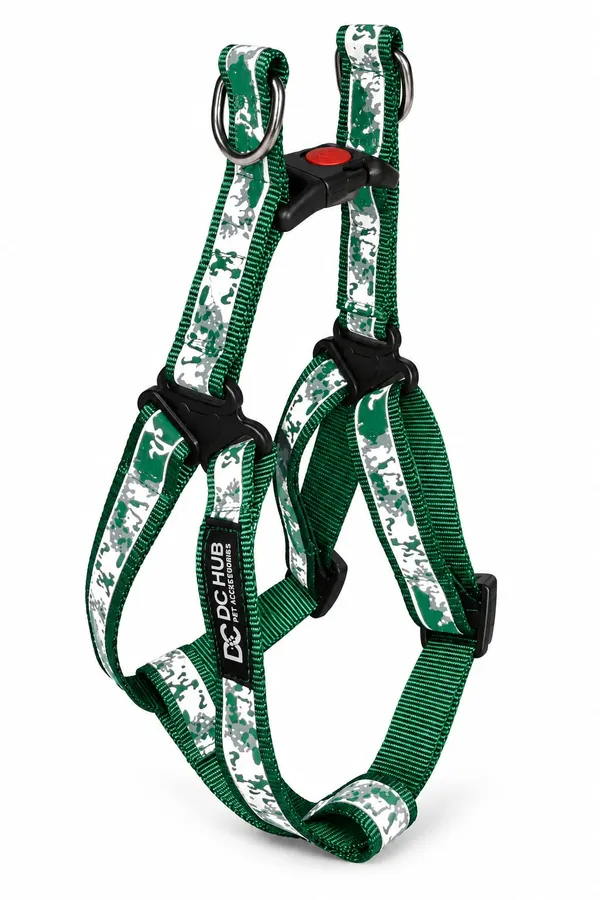 DC_HUB_Imported_Green_Camouflage_Dog_Harness_Set_–_Stylish,_Strong_&_Comfortable