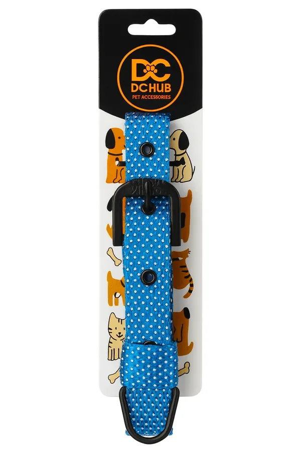 Blue_Nylon_Doted_Dog_Collar_For_Large_Dog_Like_,_Pitbul,_Rottweller,_German_Etc