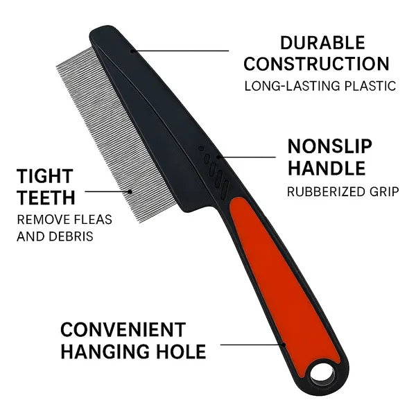 Red_Plastic_Flea_Comb_For_All_Bread_Dog