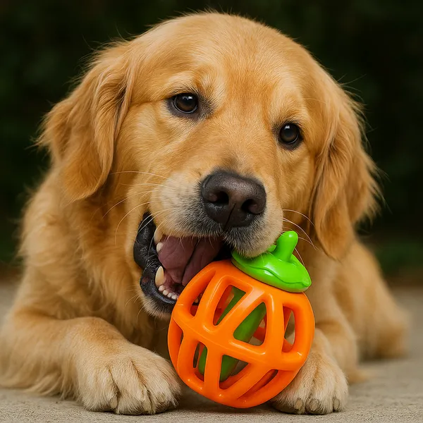 Latex_Pumpkin_Dog_Toy_–_Soft,_Bouncy_&_Chew-Friendly_Play_Toy–_Ideal_for_Puppies_&_Adults_ORANGE