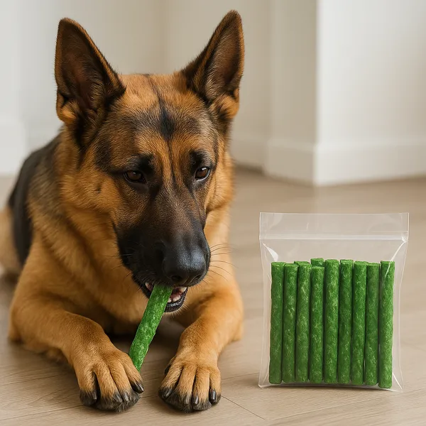Green_Raw_Hide_Munch_Treat_For_For_Dog