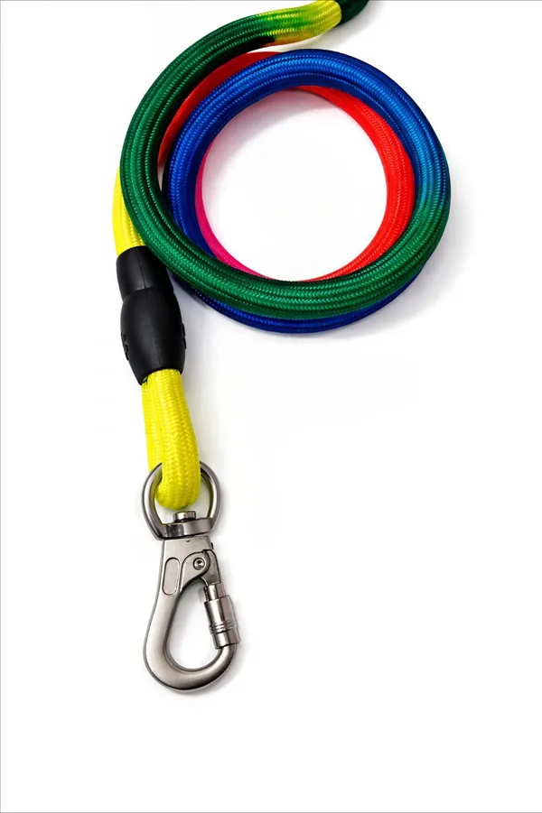 Premium_Rainbow_Rope_Dog_Leash_with_Comfortable_Grip_Handle_&_Heavy_Duty_Metal_Hook_|_Strong_Polyester_Lead_for_Medium_&_Large_Dogs
