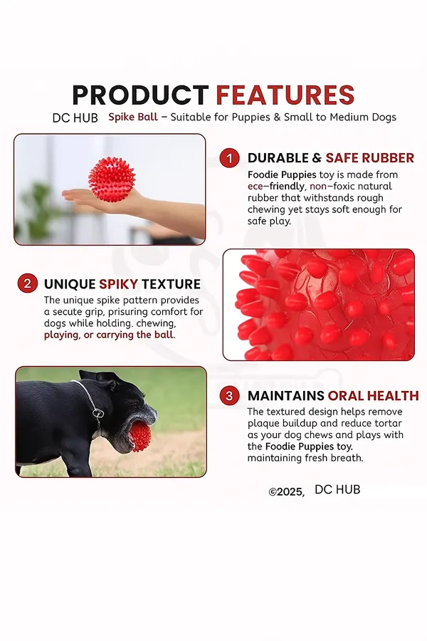 Red_Rubber_Chew_Toy_For_For_Dog