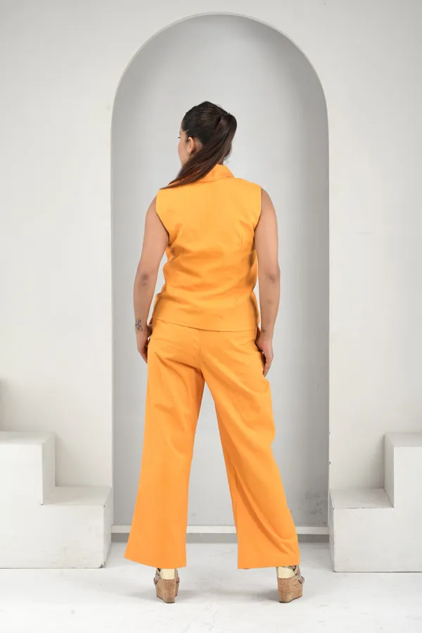 Mango_Yellow_Majesty_Twill_Co-Ord_Set_For_Women