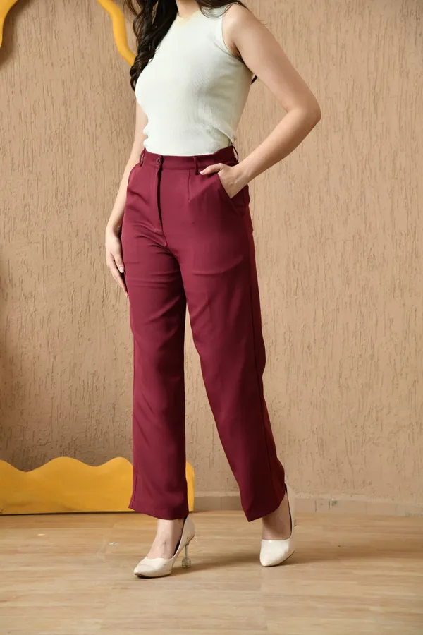 Maroon_All_Day_Wear_Pants_For_Women