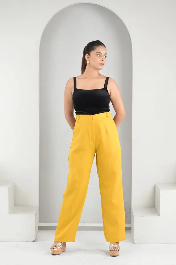 Yellow_All_Day_Wear_Pants_For_Women
