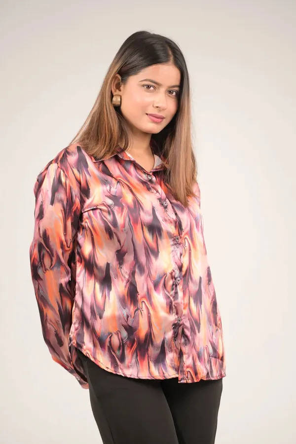 Multicolour_Desk_To_Dine_Shirts_For_Women