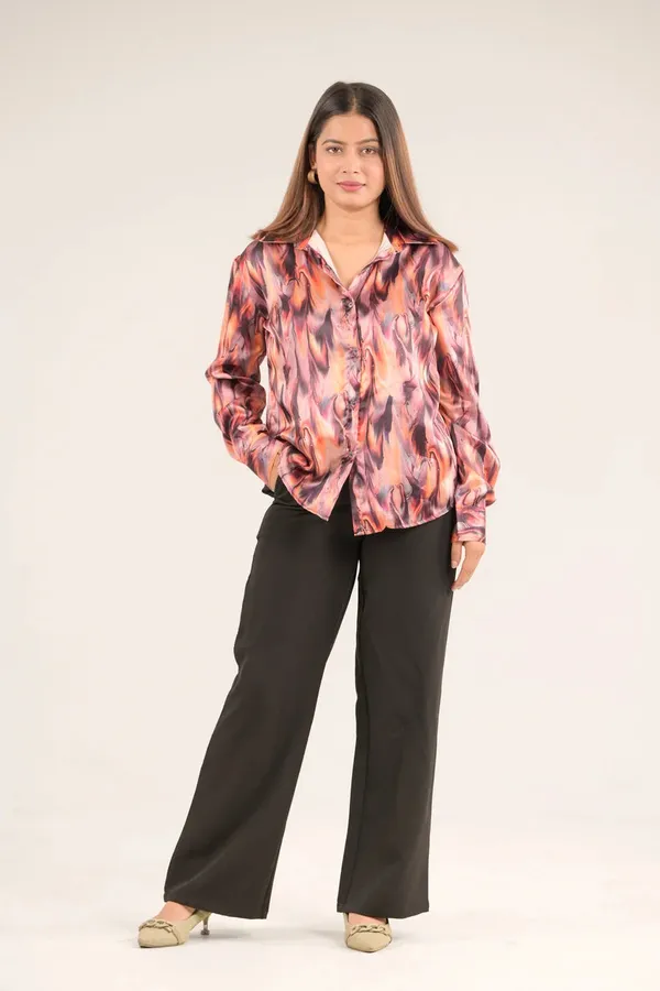 Multicolour_Desk_To_Dine_Shirts_For_Women