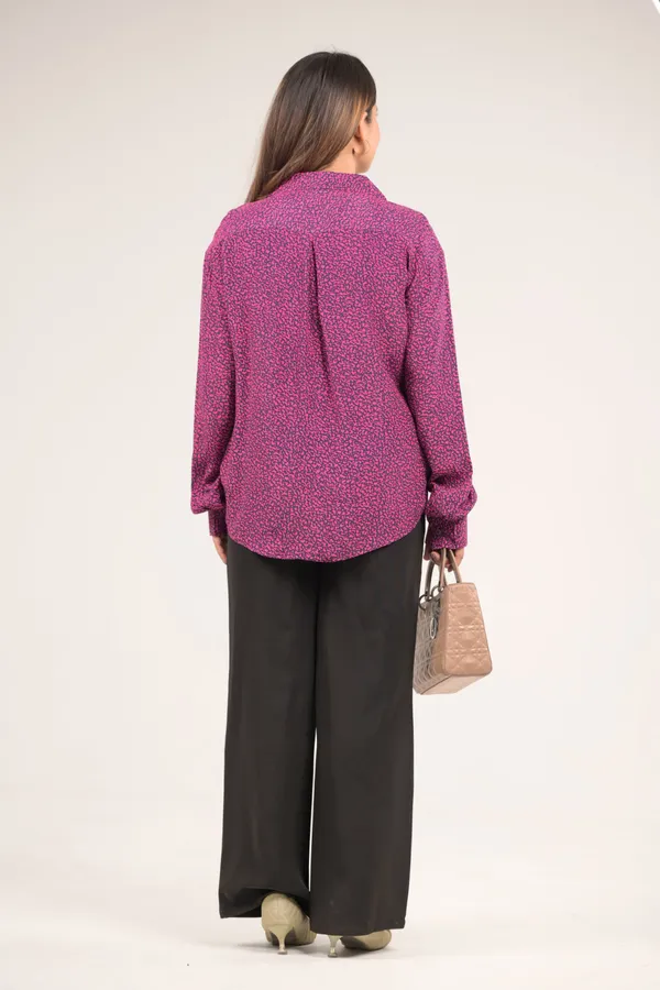Pink_&_Purple__Rayon_Shirt_&_Black_Trouser_Desk_To_Dine_Set_For_Women