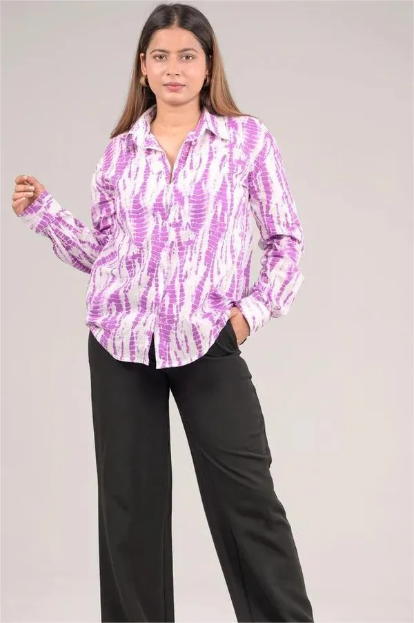 Multicolour_Desk_To_Dine_Shirts_For_Women