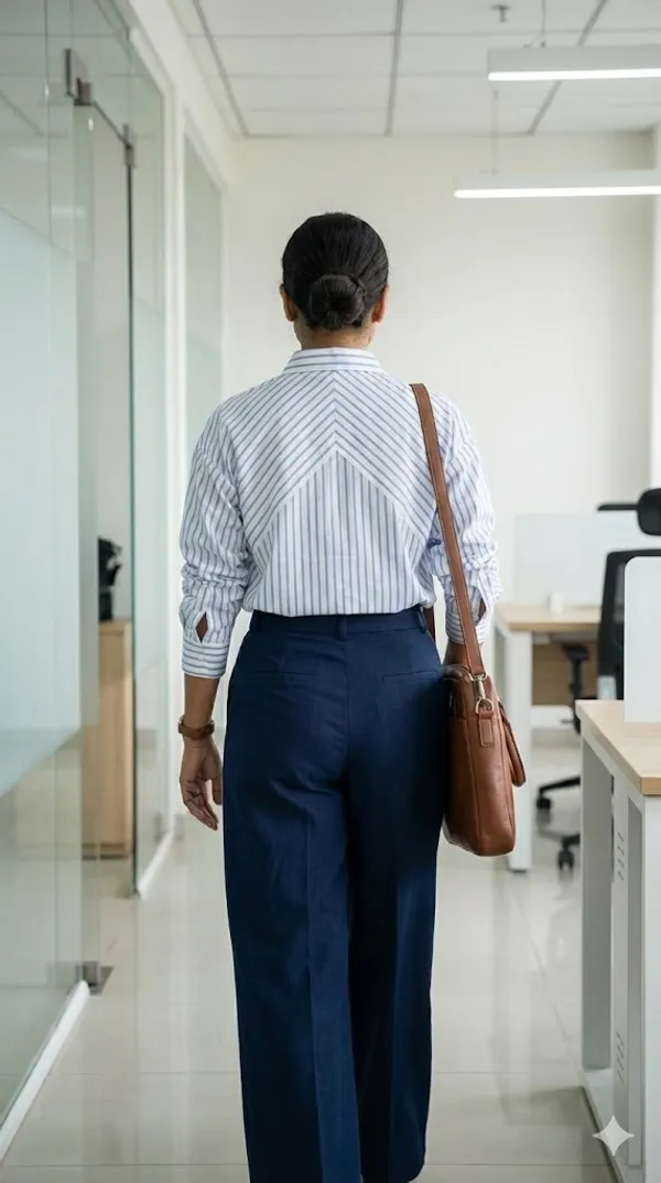 White_&_Light_Blue_Stripped_Shirt