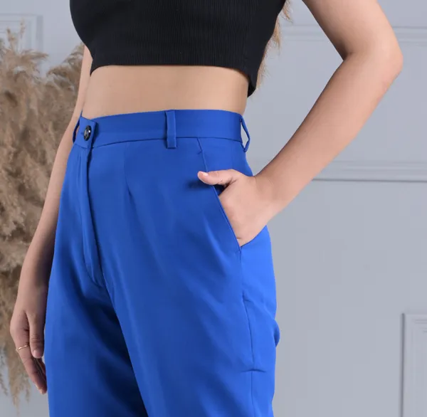 Royal_Blue_All_Day_Wear_Pants_For_Women