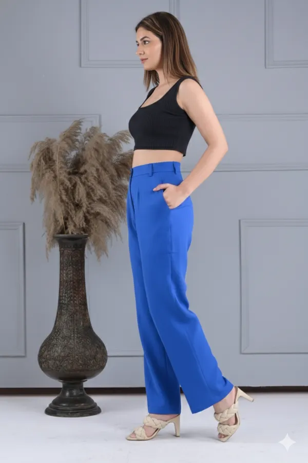 Royal_Blue_All_Day_Wear_Pants_For_Women
