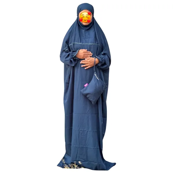 Navy_Blue_Crepe_Lace_Premium_Quality_Islamic_Prayer_Dress_For_Women