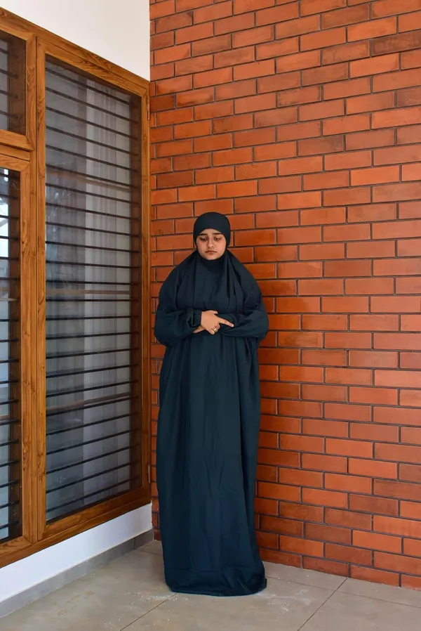 Green_crepe_prayer_dress_Premium_Quality_Hijab_For_Women
