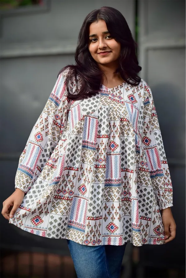 White_Delta_Premium_Quality_Kurti_For_Women