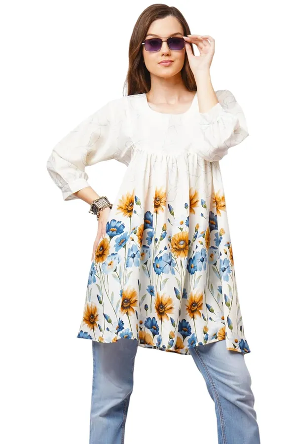 White_delta_fabric_kurthi__for_women