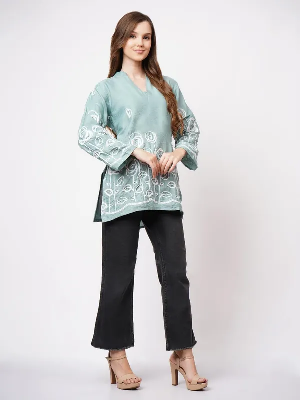 Green__Delta_Premium_Quality_Kurti_For_Women